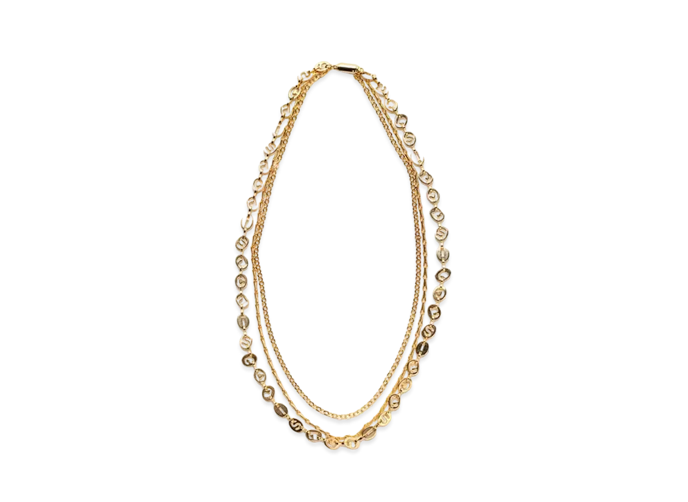 sacai Logo Anchor Chain Necklace "Gold"