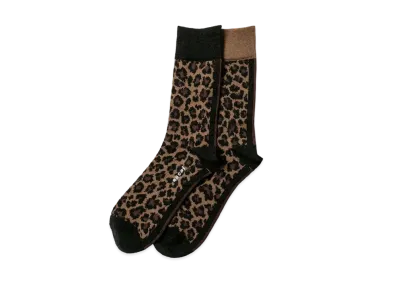 sacai Leopard Socks "Beige"