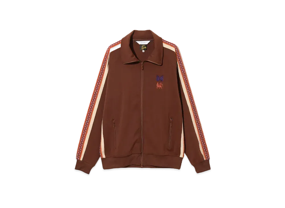 Needles x Sasquatchfabrix. Track Jacket Poly Smooth "Brown"