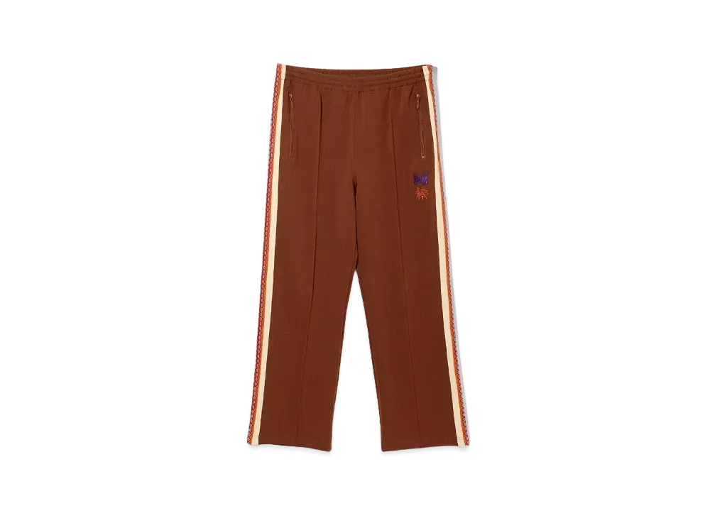 Needles x Sasquatchfabrix. Track Pant Poly Smooth "Brown"