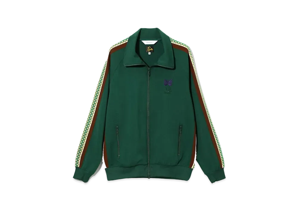 Needles x Sasquatchfabrix. Track Jacket Poly Smooth "Dark Green"