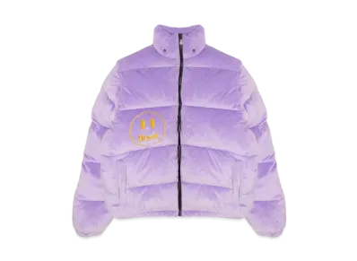 drew house Plush Hooded Puffer Jacket "Lavender"