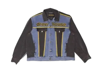 drew house Oversized Mascot Trucker Jacket "Indigo"
