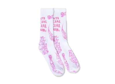 ANTI SOCIAL SOCIAL CLUB FA22 I Get Into It White Socks "White"