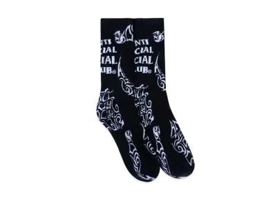 ANTI SOCIAL SOCIAL CLUB FA22 I Get Into It Black Socks "Black"