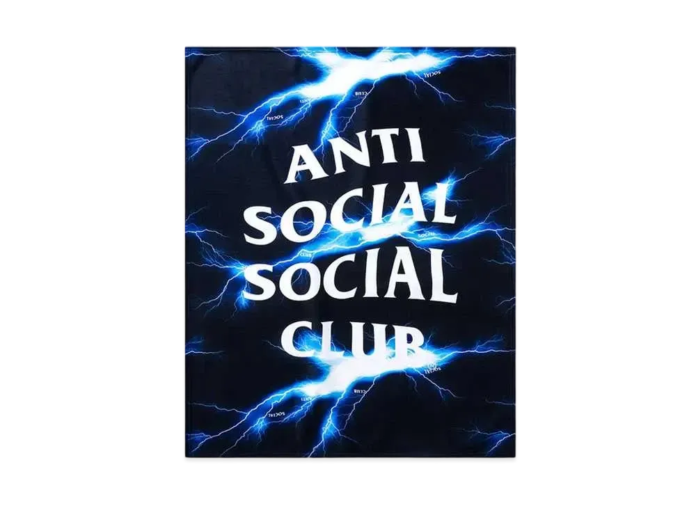 ANTI SOCIAL SOCIAL CLUB FA22 Twister Blanket "Black"