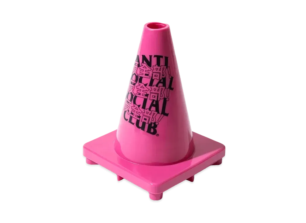 ANTI SOCIAL SOCIAL CLUB FA22 Mini Desk Traffic Cone "Pink"