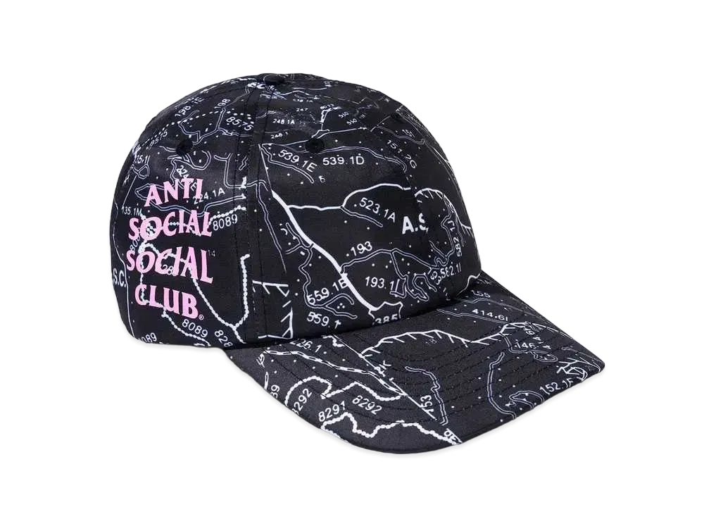 ANTI SOCIAL SOCIAL CLUB FA22 Quest For Love Black Cap "Black"