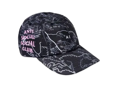 ANTI SOCIAL SOCIAL CLUB FA22 Quest For Love Black Cap "Black"