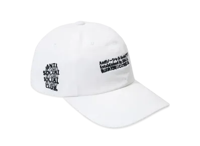 ANTI SOCIAL SOCIAL CLUB FA22 Kaburosai White Dad Cap "White"