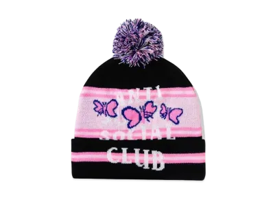 ANTI SOCIAL SOCIAL CLUB FA22 Shell Shock Pom Pom Black Beanie "Black"