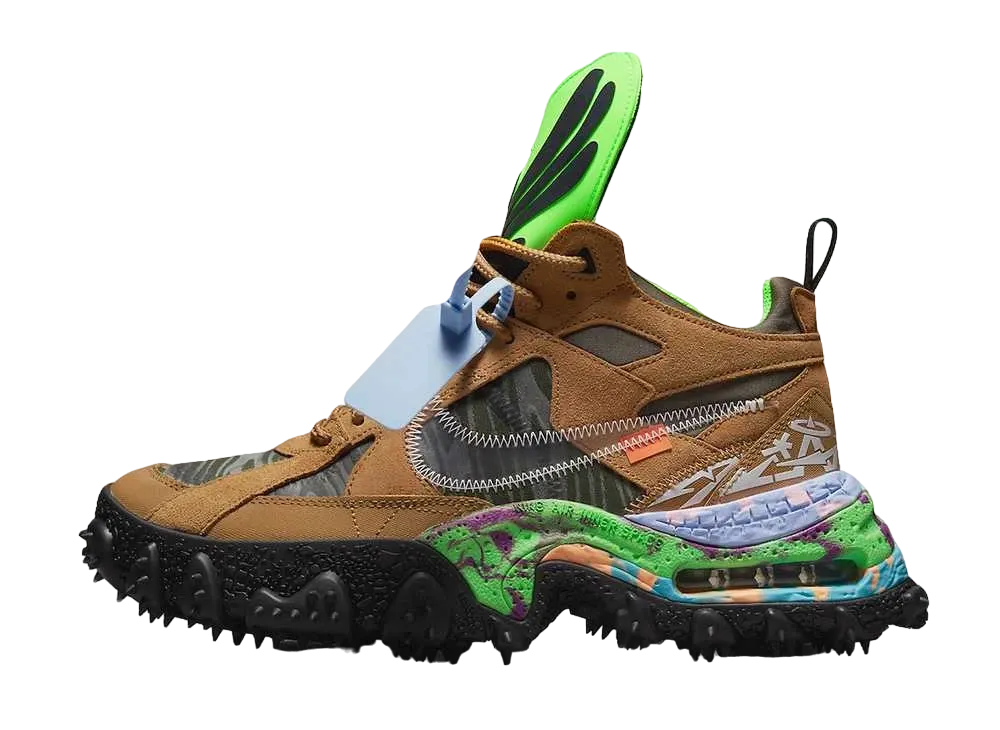 Off-White × Nike Air Terra Forma "Wheat and Green Strike"