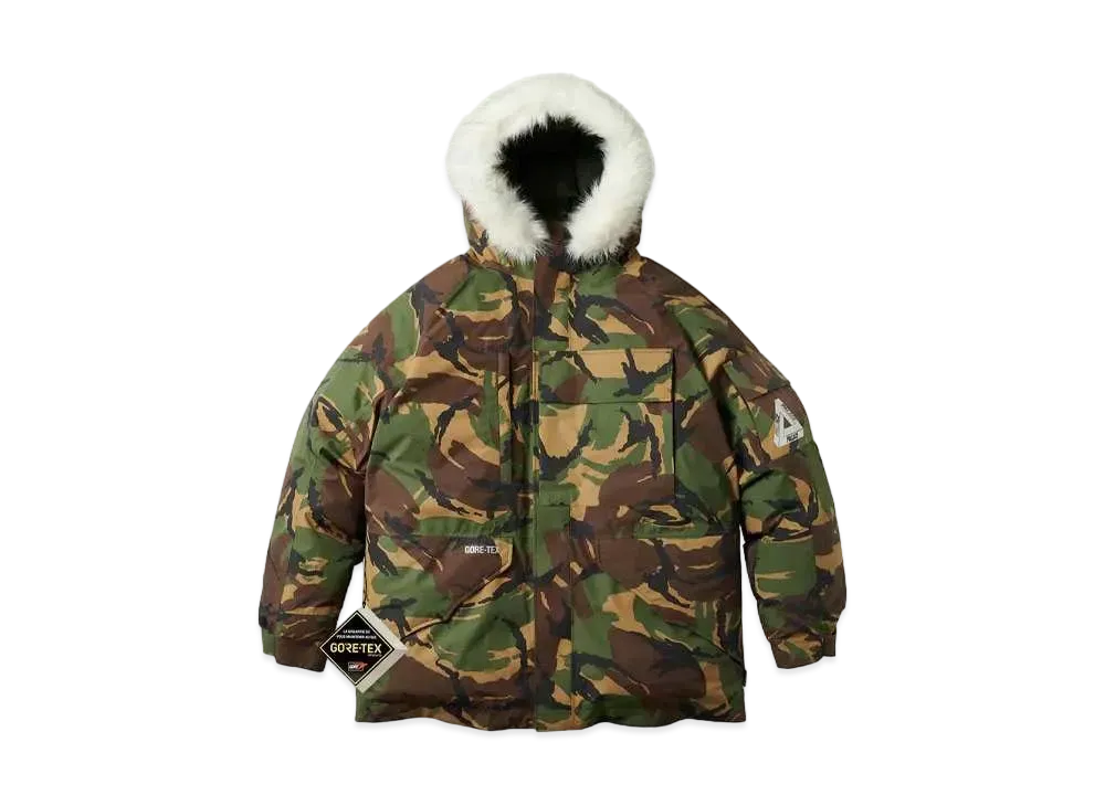 パレス ゴアテックス ダウン パーカー "ウッドランド Dpm"