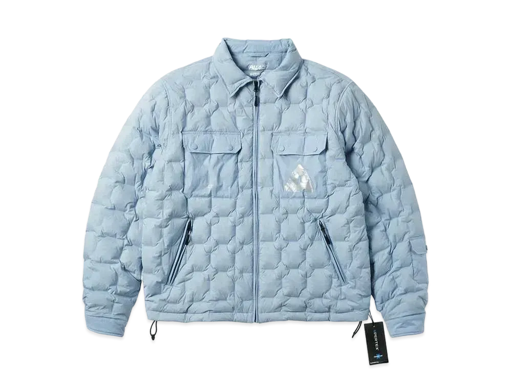 PALACE Pertex Work Down Jacket "Dusty Blue"