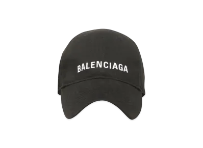 BALENCIAGA Classic Baseball Cap With Balenciaga Embroidered Logo "Black"
