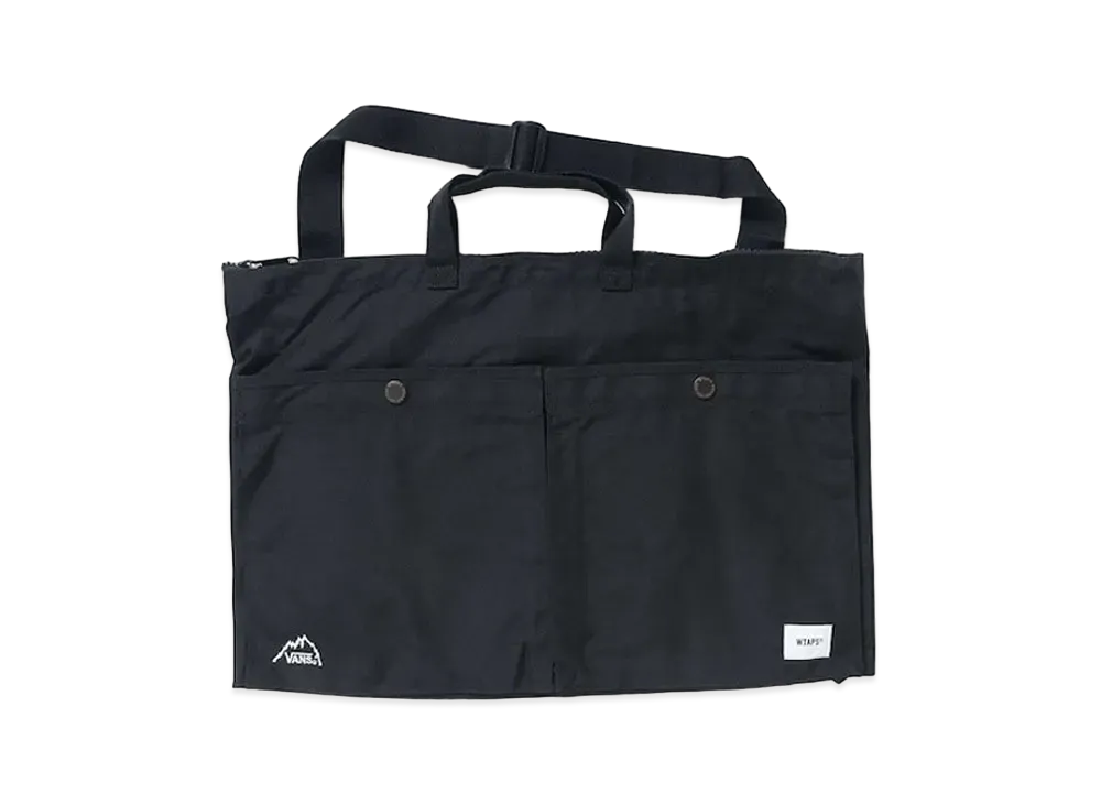 WTAPS x VAULT BY VANS BRAIN BUCKET / BAG. POLY. CORDURA. VANS "Black"