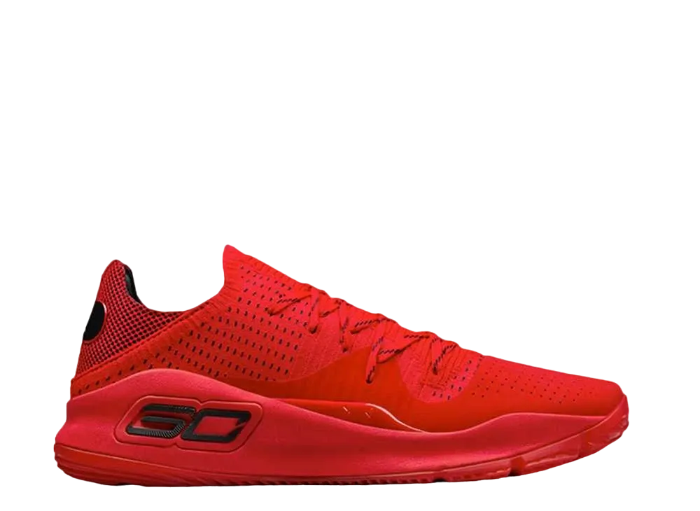 アンダーアーマー カリー4 ロー ナッシング バット ネッツ "レッド/ブラック"