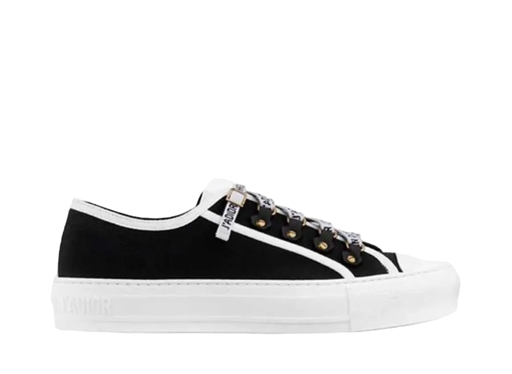 ディオール ウィメンズ ウォークン ディオール スニーカー コットンキャンバス "ブラック"