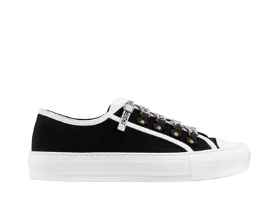 Dior Women's Walk'N'Dior Sneaker Cotton Canvas "Black"