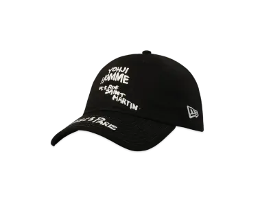NEW ERA x Yohji Yamamoto Pour Homme FW22 9THIRTY Hand Paint Logo "Black"
