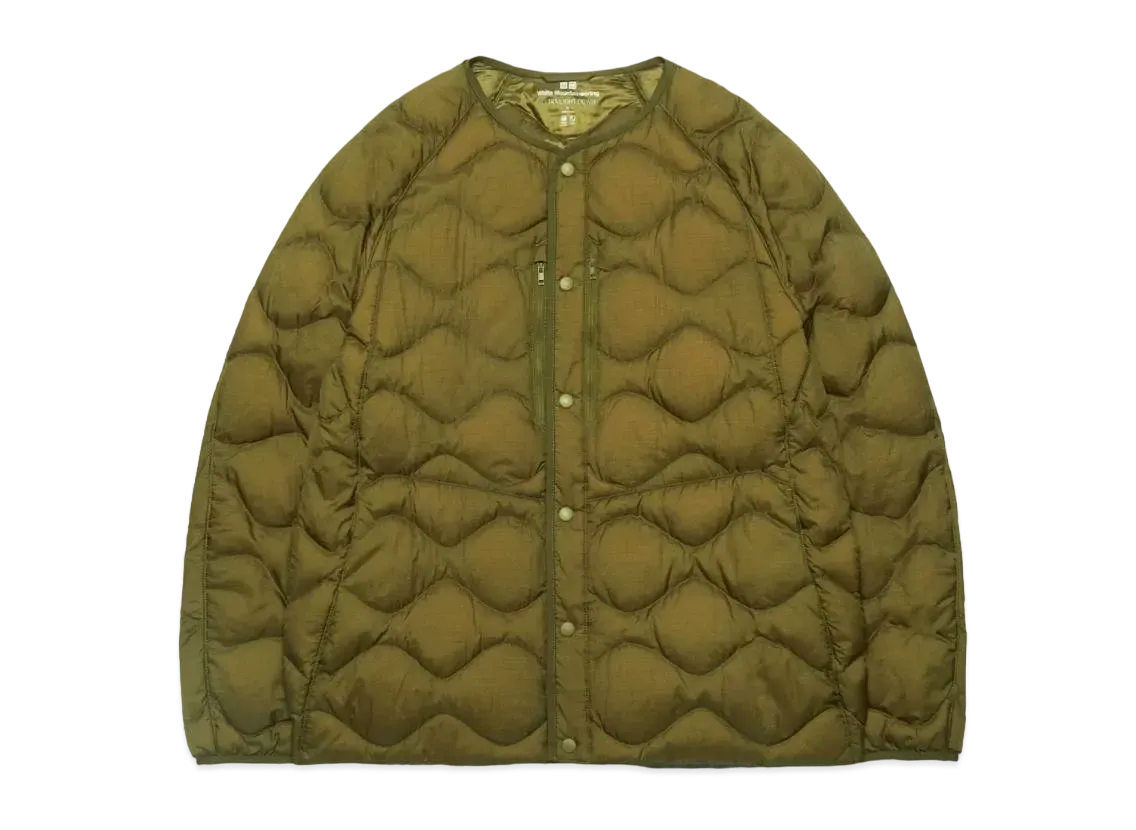Uniqlo White Mountaineering Ultra Light Down Oversize Jacket "Olive"