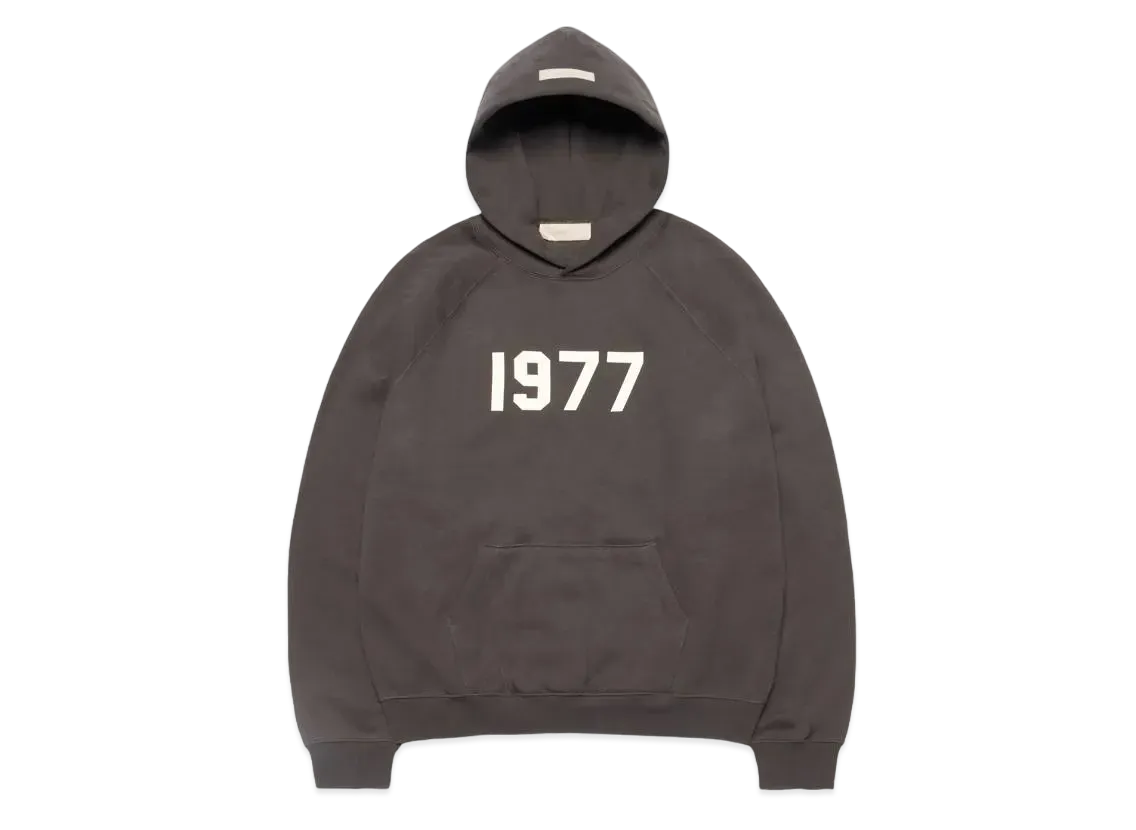 FEAR OF GOD ESSENTIALS 1977 HOODIE "Iron"