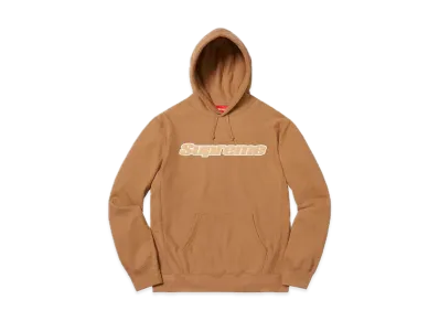 Supreme Chenille Hooded Sweatshirt "Brown"