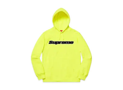 Supreme Chenille Hooded Sweatshirt "Bright Yellow"