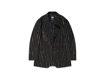 Stussy x Dries Van Noten Crystal Smoking Blazer "Black"