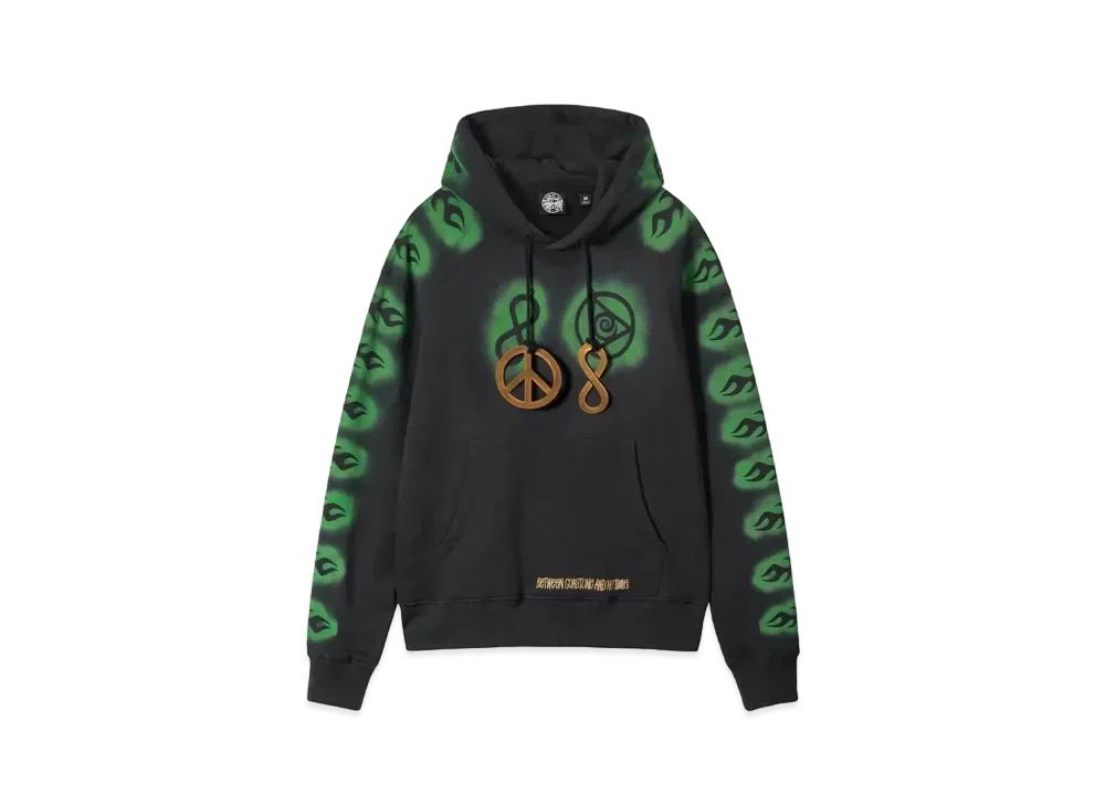 Stussy x Dries Van Noten Embroidered Hoodie "Black"