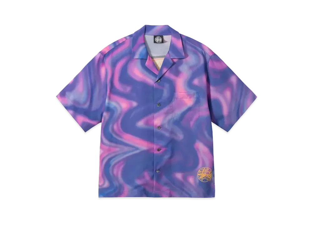 Stussy x Dries Van Noten Waves Shirt "Purple"