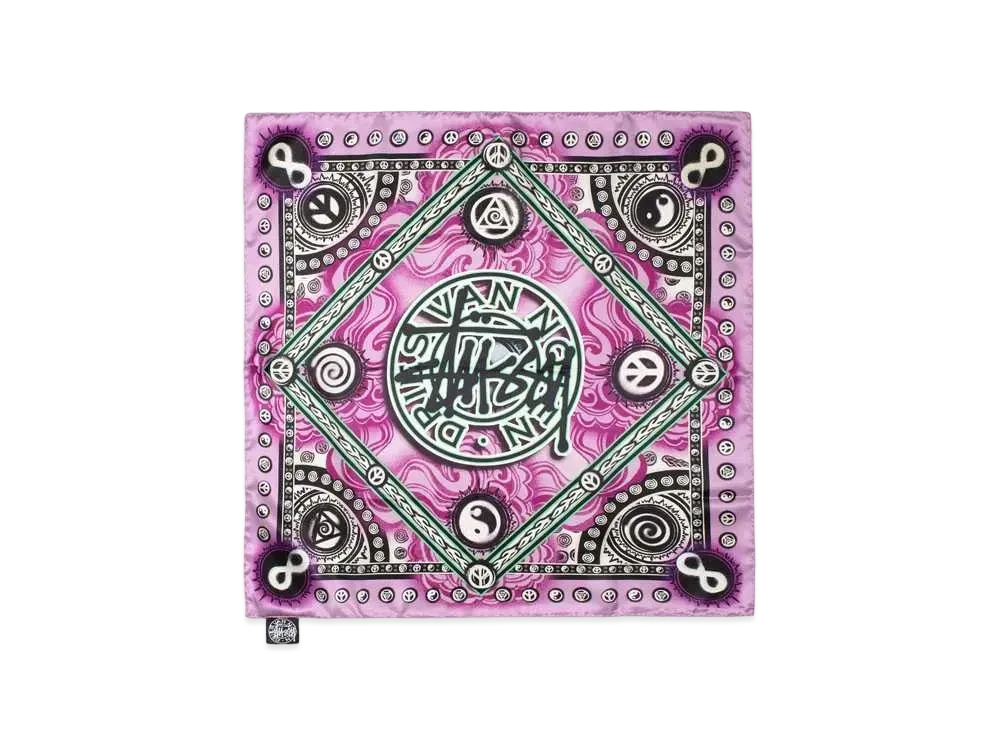 Stussy x Dries Van Noten Bandana "Pink"