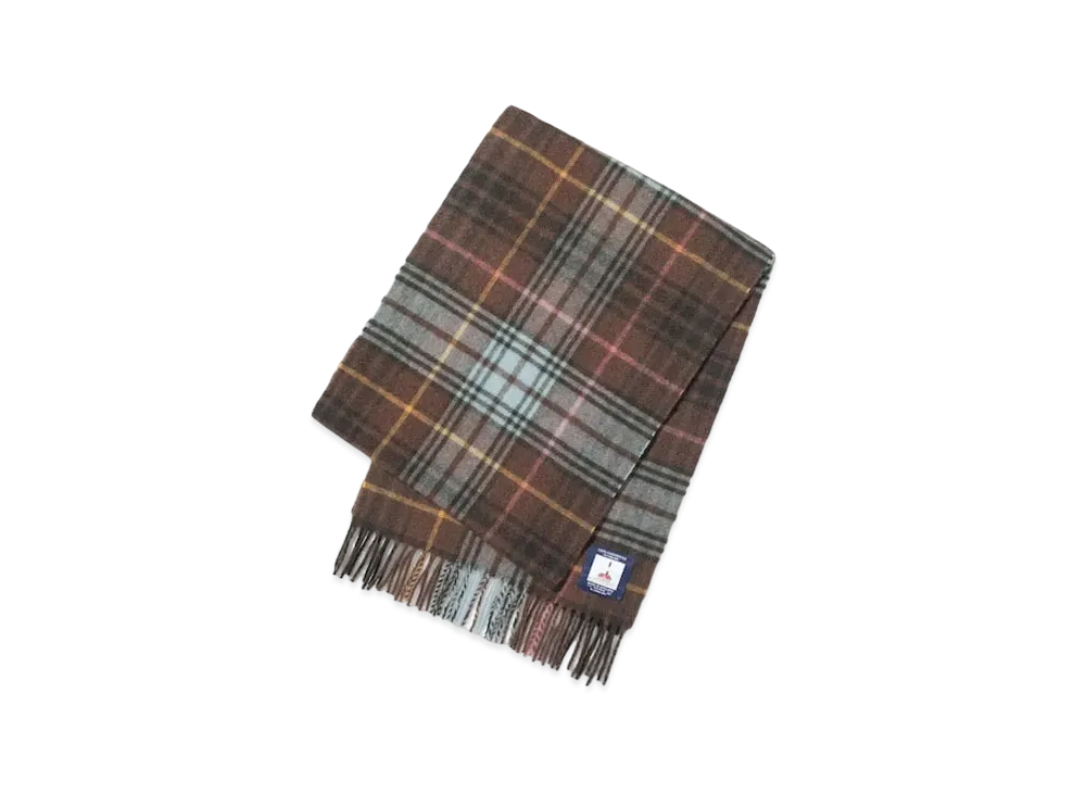 Noah Wool Scarf "Brown Plaid"