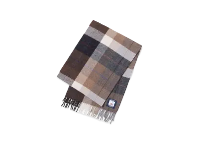 Noah Wool Scarf "Sand Plaid"