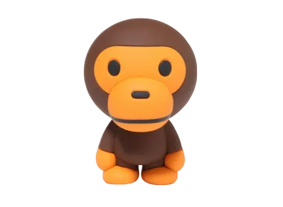 A BATHING APE PLAY Baby Milo Capsule Figure "Multi"