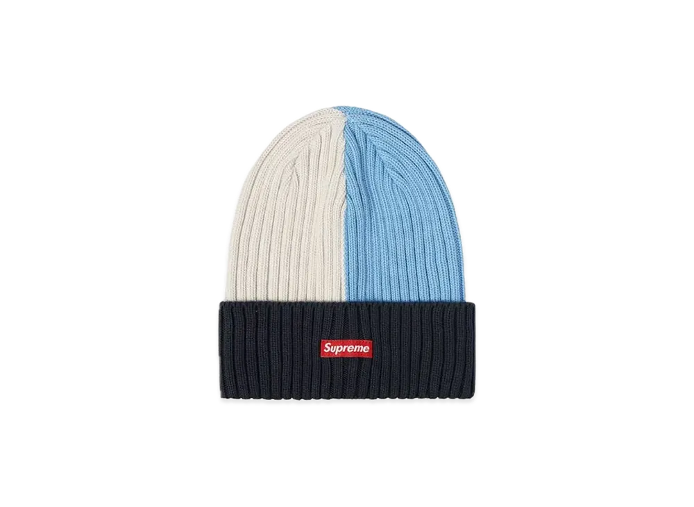 Supreme Overdyed Beanie "Mixed Light Blue"(20SS)