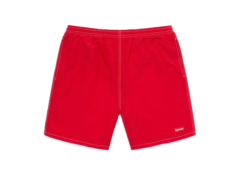 Supreme Arc Logo Water Short "Red"