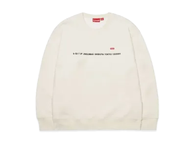Supreme Shop Small Box Crewneck (Tokyo) "Natural"