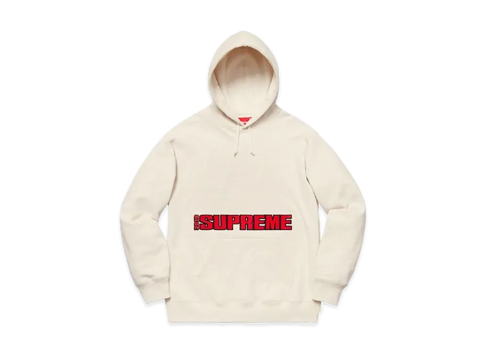 Supreme Blockbuster Hooded Sweatshirt "Natural"