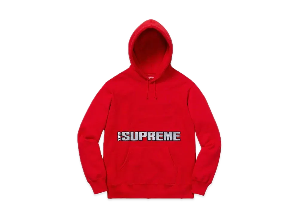 Supreme Blockbuster Hooded Sweatshirt "Red"