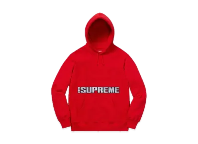 Supreme Blockbuster Hooded Sweatshirt "Red"