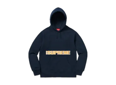 Supreme Blockbuster Hooded Sweatshirt "Navy"
