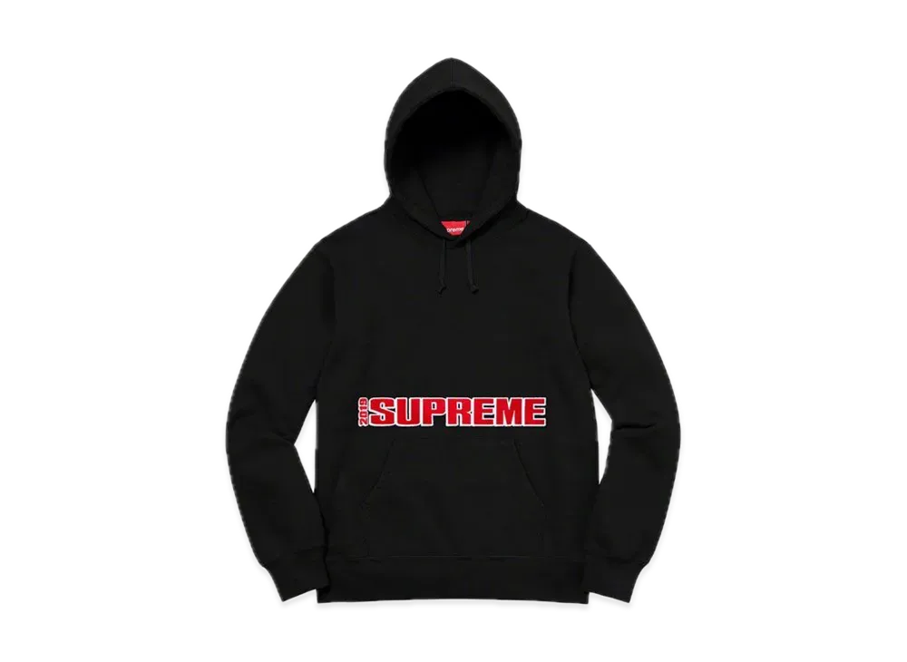 Supreme Blockbuster Hooded Sweatshirt "Black"