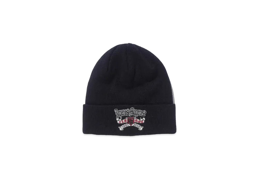 XLARGE x JAPANESE MAGENESE Knit Cuff Beanie "Black"