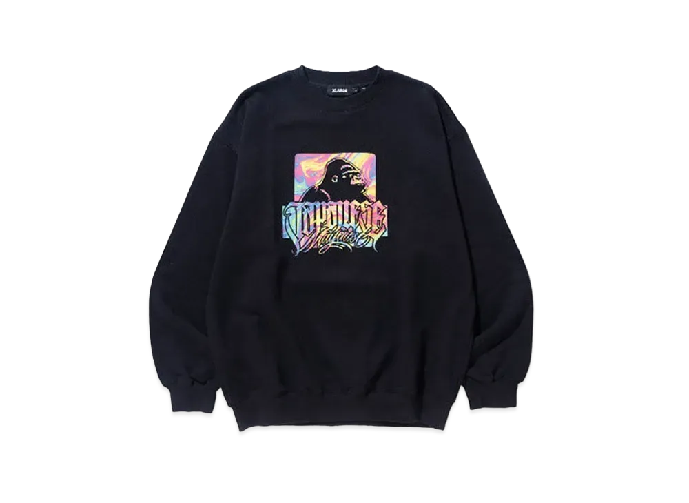XLARGE x JAPANESE MAGENESE OG Crewneck Sweat "Black"
