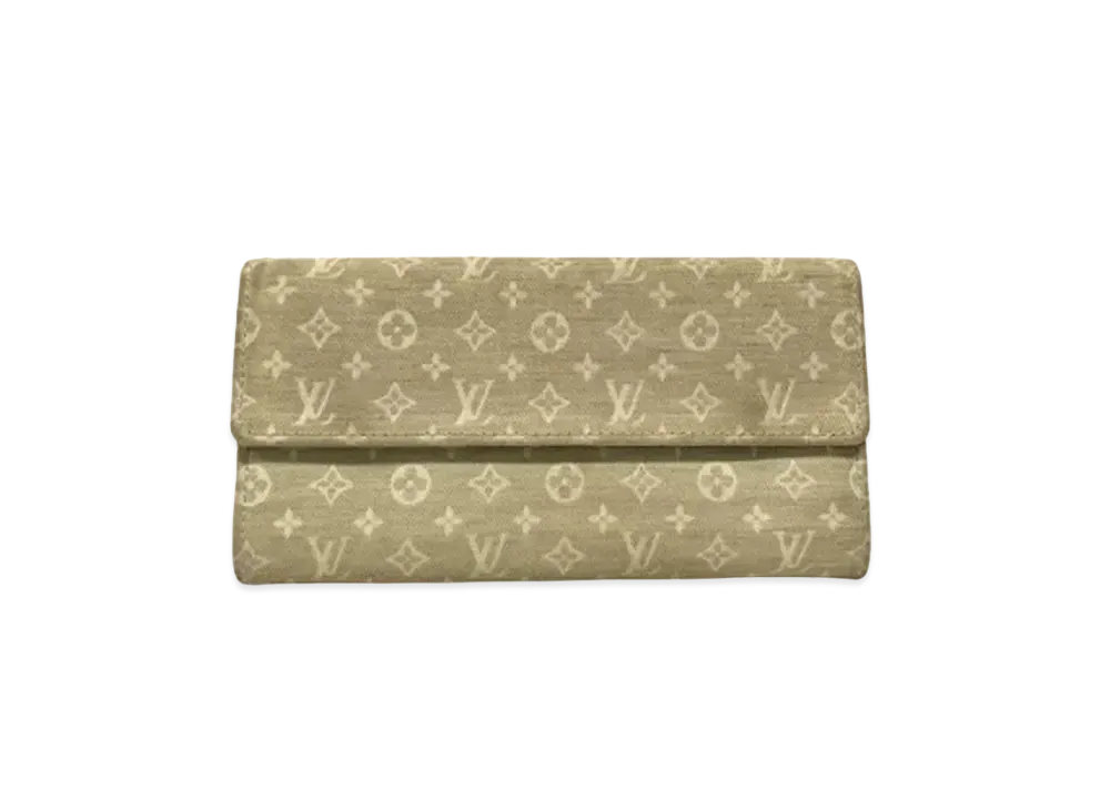 Louis Vuitton Sarah Wallet Monogram Mini Lin "Dune"