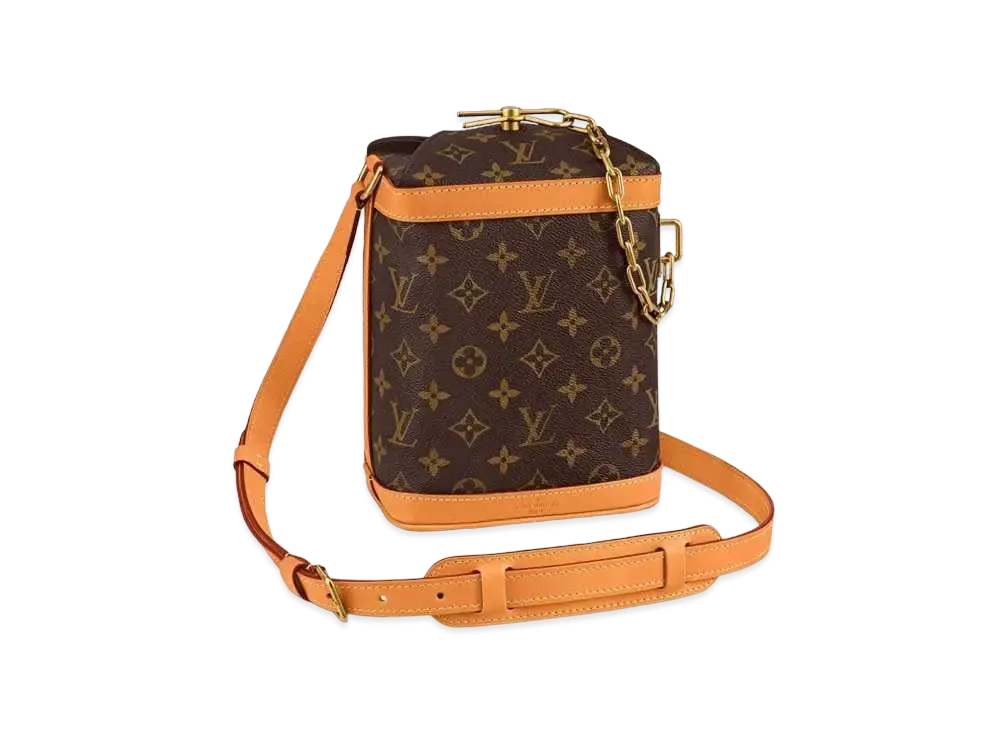 ルイヴィトン ミルク ボックス モノグラム キャンバス "ブラウン" M44877