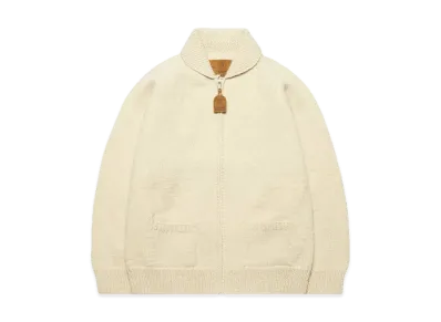 Supreme Box Logo Cowichan Sweater "Natural"