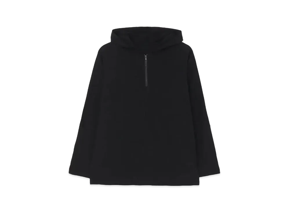 WILDSIDE YOHJI YAMAMOTO POG GYTHEMAN x Adam Lister UP street by Y's for living Fastener Hood Tee "Black"