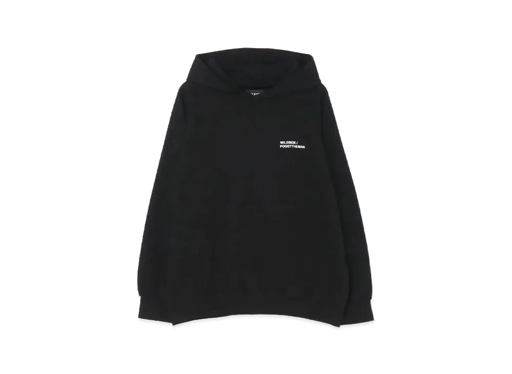 WILDSIDE YOHJI YAMAMOTO POGGYTHEMAN x Adam Lister UP street by Y's for living Hoodie "Black"
